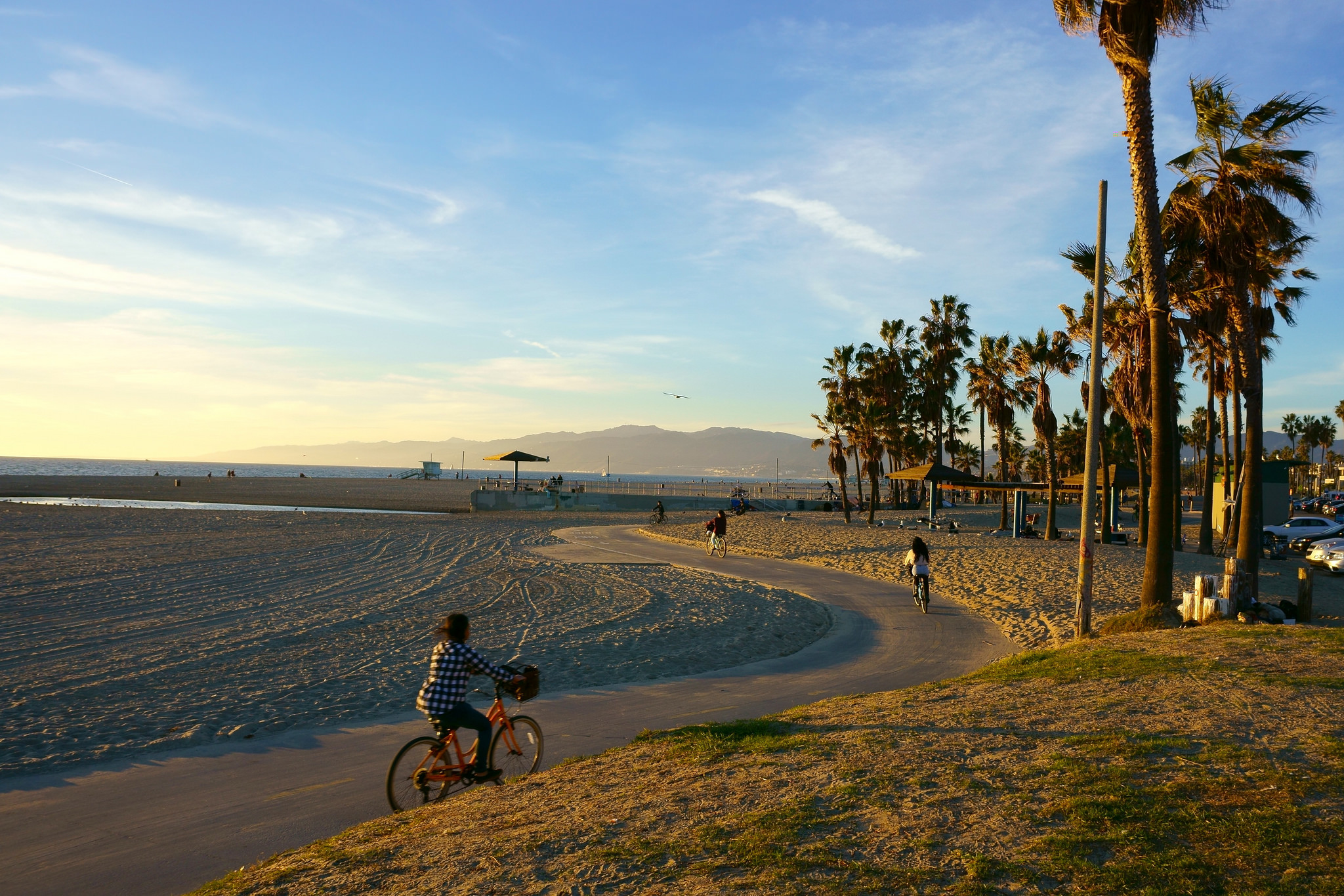 Vélos sur Venice Beach, USA