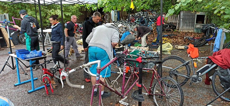 Déménagement atelier vélo Mouans-Sartoux mai 2021