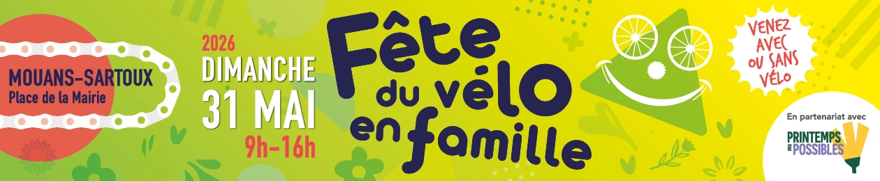 Fête du vélo en famille à Mouans-Sartoux